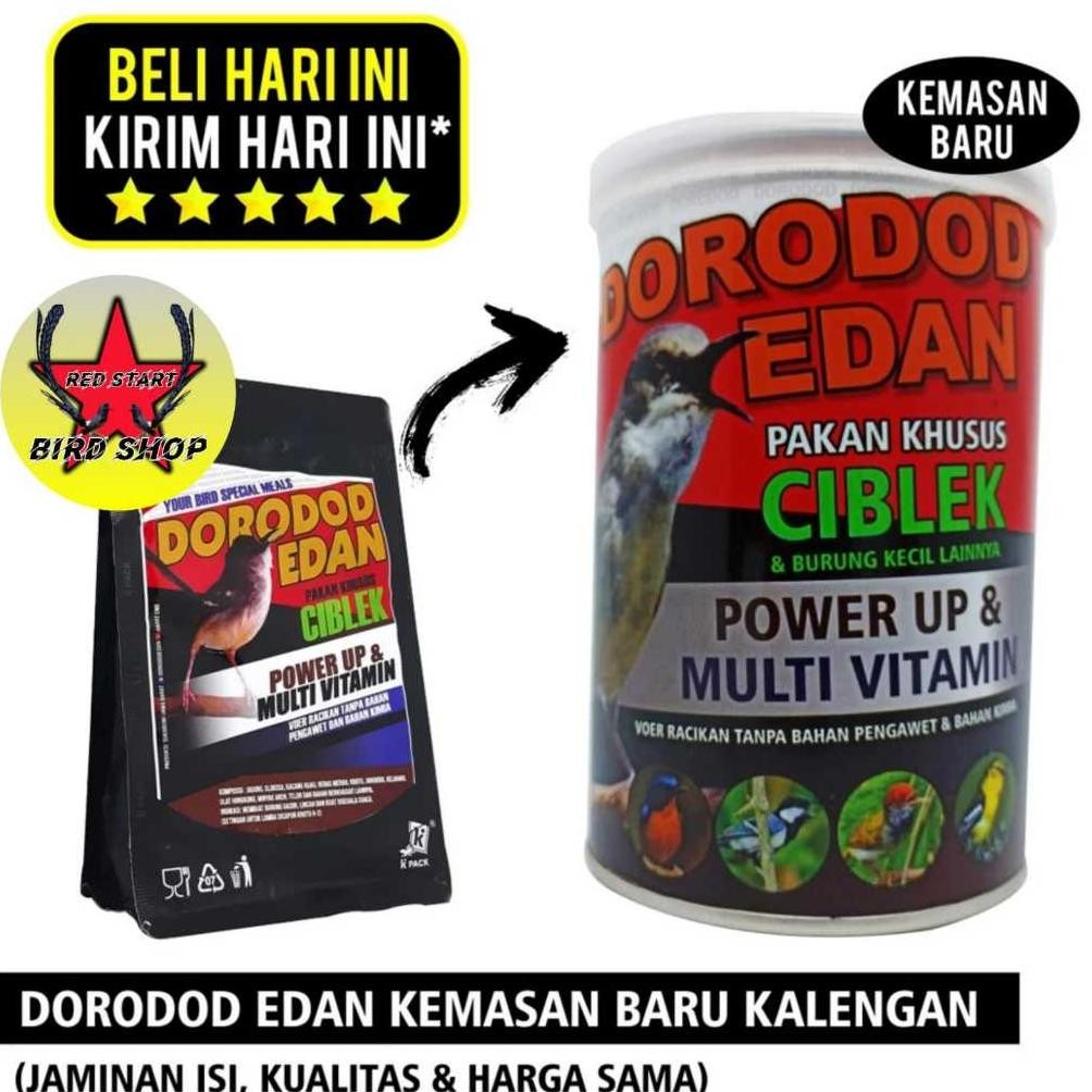 Sale Dorodod Edan Ciblek Voer Halus Pakan Burung Ciblek Promo