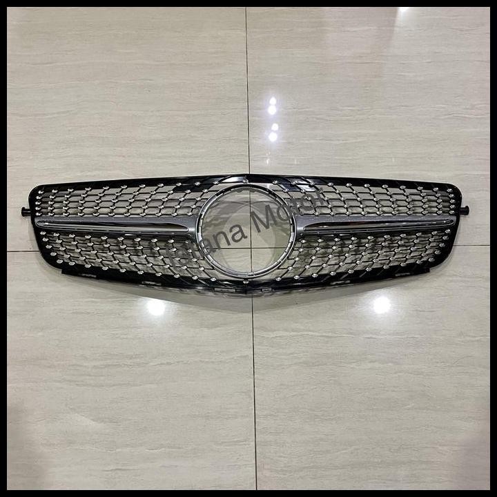 Grill Diamond Mercedes W204 silver