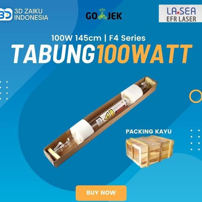 TERLARIS  Tabung Laser CO2 100 Watt 100W Merek EFR dengan Garansi
