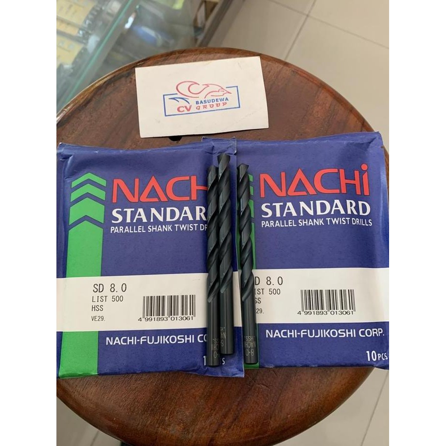Mata Bor Besi Nachi 8.0Mm Original
