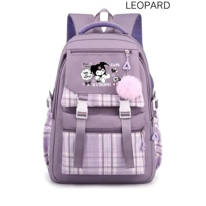 

Miliki Tas Sekolah Anak Perempuan Sd Smp Motif Kuromi Fashion