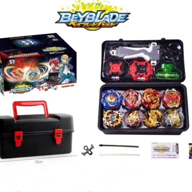 Mainan Gangsing Beyblade Burst Set Portable Box