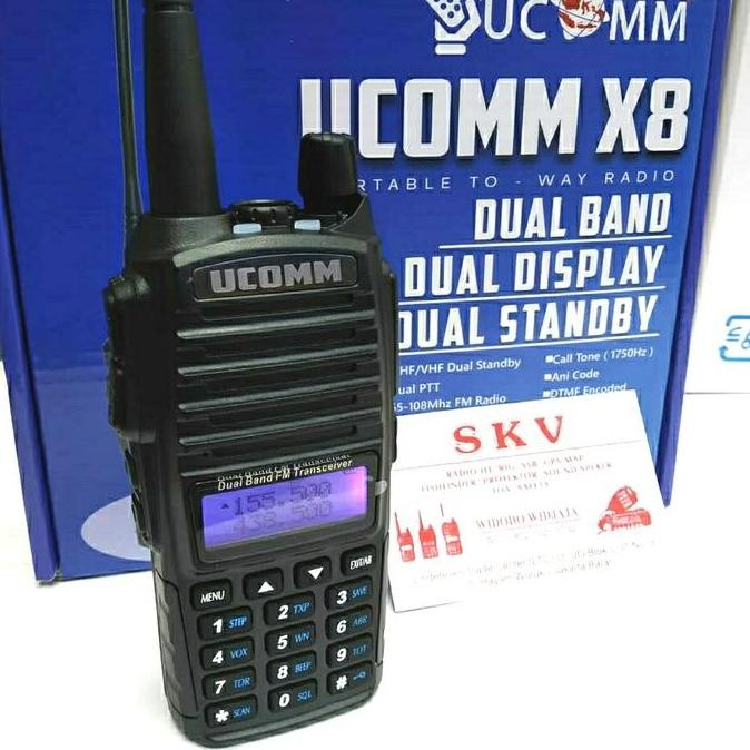 HT UCOMM X8 DUA BAND/UCOMM X8 HANDY TALKY