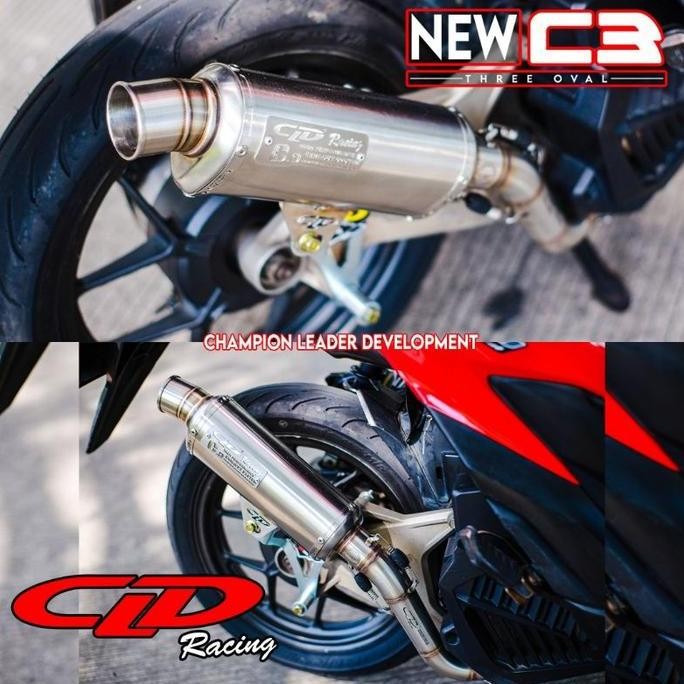 KNALPOT CLD RACING NEW C3 VARIO 150 VARIO 125