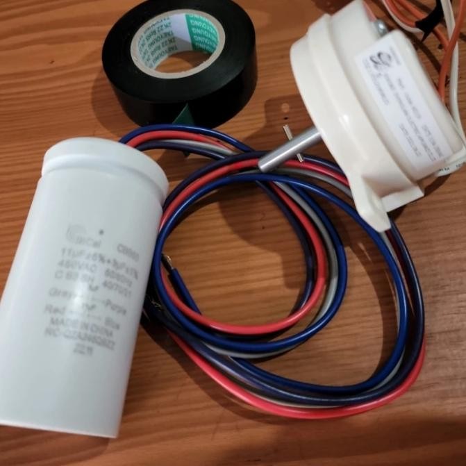 PAKET MESIN CUCI KAPASITOR 10+ 3 UF DAN TIMER SPIN SHARP ORI