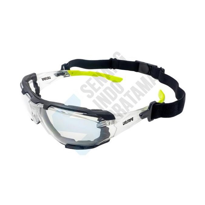 New URSafe JARVIS PRO Safety Sealed Spectacles w/ Strap, Anti-fog