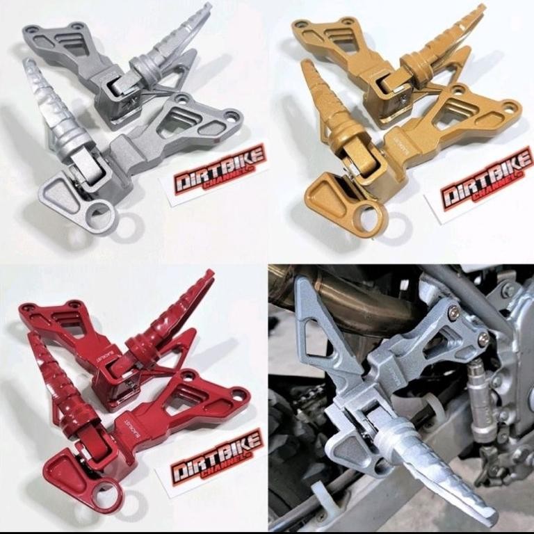 GH Footstep belakang klx 150 supermoto  / pedal klx belakang / pijakan kaki klx belakang