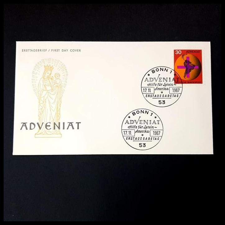 

DISKON PRANGKO FDC AID MOVEMENT OF GERMAN CATHOLICS FOR LATIN AMERICAN CHURCH