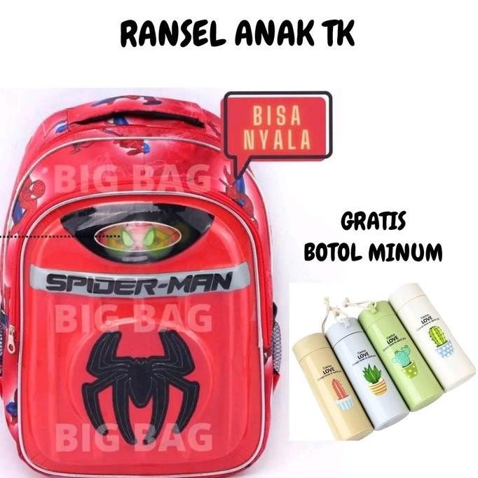 

Diskon Tas Ransel Anak Sekolah Paud Tk Led Gratis Botol Minum