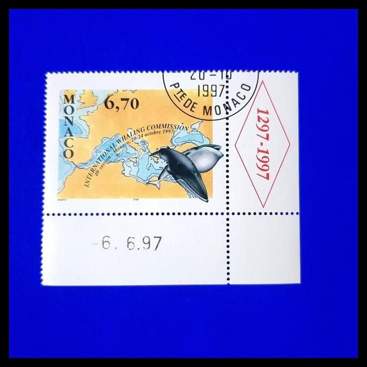 

TERBARU PRANGKO IKAN PAUS, INTERNATIONAL WHALING COMMISSION, MONACO, OKT 1997 !!!