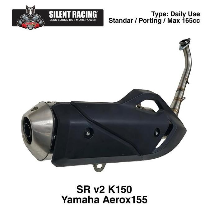 Knalpot WRX SR v2 K150 Aerox155