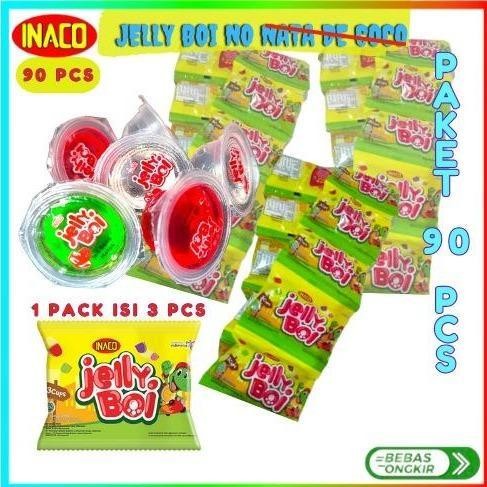 

Cri Isi 90 Pcs Inaco Jelly Boi (30 Bungkus) 3'S (Isi 90 Pcs) ( 30 Pack X 3 Pcs ) Pack Kantong Plastik Rendah Gula Fruity Tanpa Natacoco Food Jeli