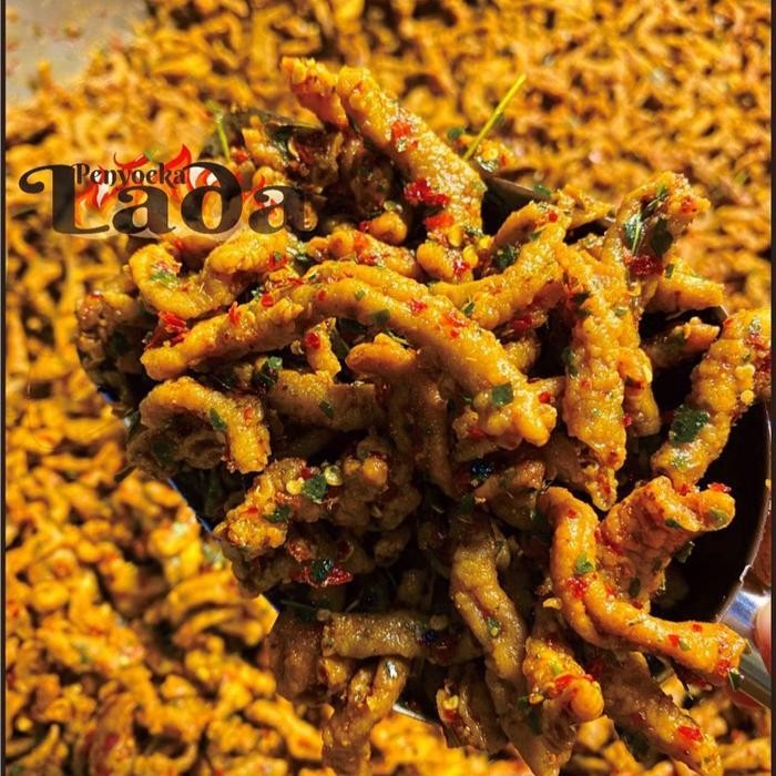 

Cri Usus Crispy Premium / Kripik Usus 1Kg Penyoeka Lada Bumbu Melimpah Pedas Snack Kripik Cemilan Food