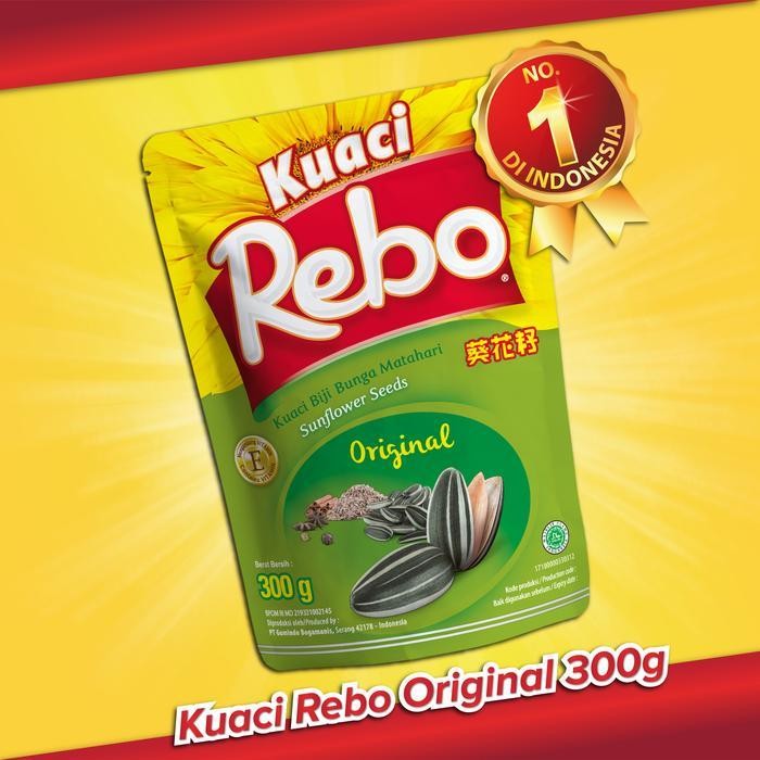 

Cri Rebo Kuaci Rasa Original 300 Gram - Cemilan Kuaci Biji Bunga Matahari