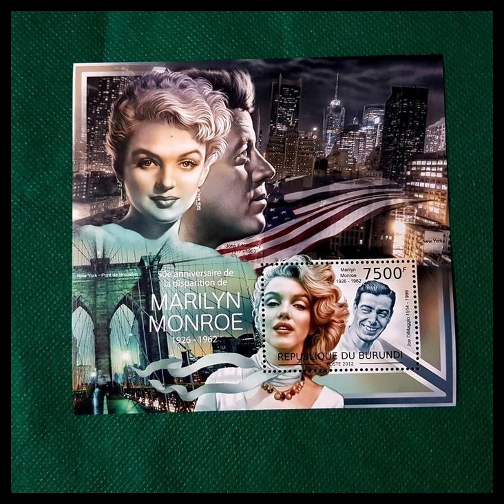 

HOT DEAL PRANGKO LUAR NEGERI. ARTIS AMERIKA, MARILYN MONROE 1926-1962