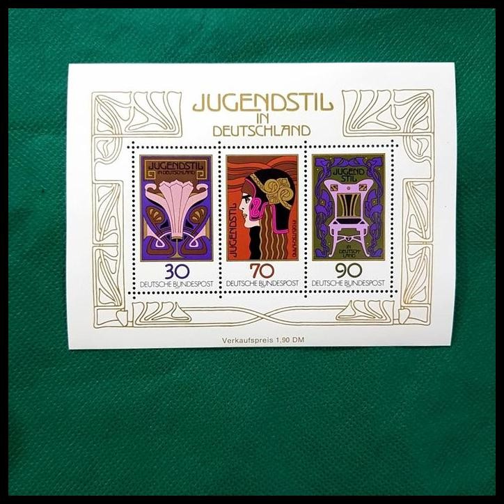 

TERBARU PRANGKO GERMANY. SS JUGENDSTIL IN DEUTSCHLAND ~ ART NOUVEAU DI JERMAN !!!!