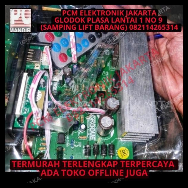 TERMURAH KIT GROOVE MP3 BLUETOOTH POWER AMPLI AMPLIFIER KARAOKE MONO RANIC 684 