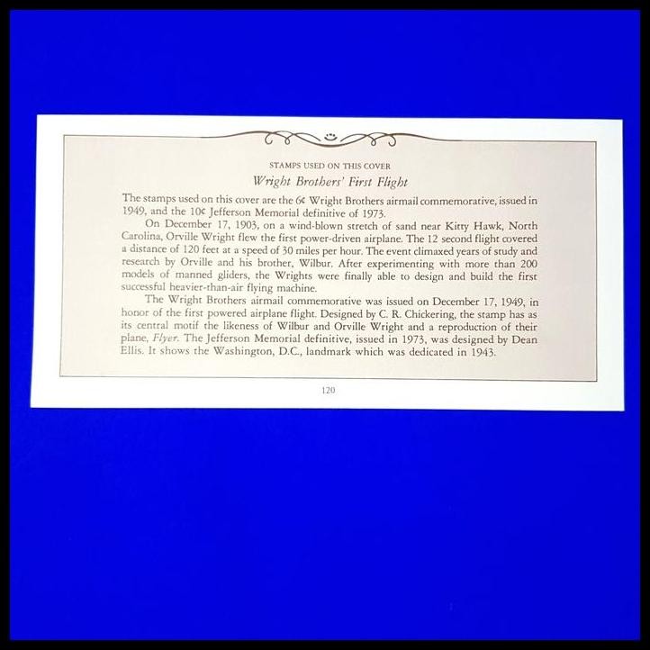 

TERMURAH PERANGKO AMERIKA. PRANGKO TOKOH. FDC WRIGHT BROTHERS' FIRST FLIGHT !