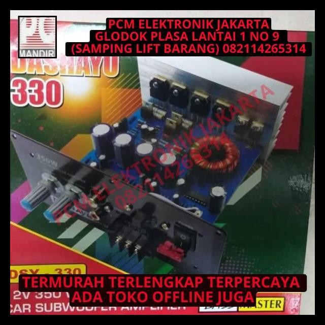 TERBARU KIT DSY 330 POWER 350WATT MONO BLOCK SUBWOFER SUBWOOFER SUB WOOFER 