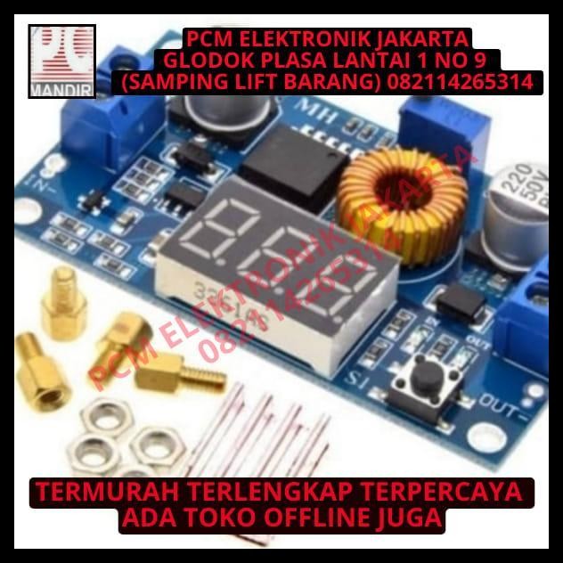 DISKON KIT MODULE MODUL STEPDOWN STEP DOWN XL4015 XL 4015 DISPLAY VOLTASE