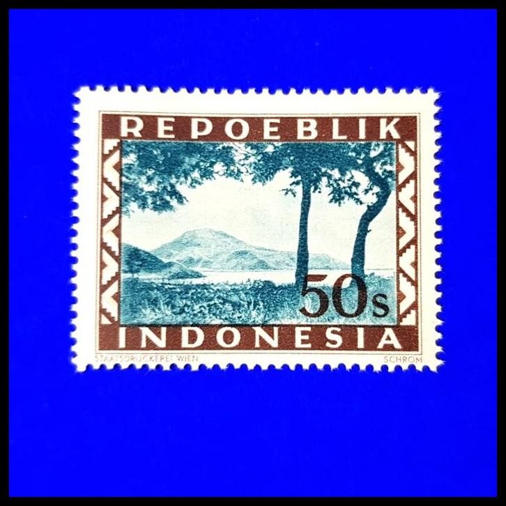 

DISKON PERANGKO INDONESIA, 1948. 50 SEN, GUNUNG TERTUTUP SALJU DI SUMATRA !!!!!