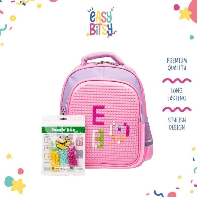 

Miliki Easybitsy Tas Ransel Backpack Sekolah Anak Perempuan Paud Tk Pixel Bits - Leg0