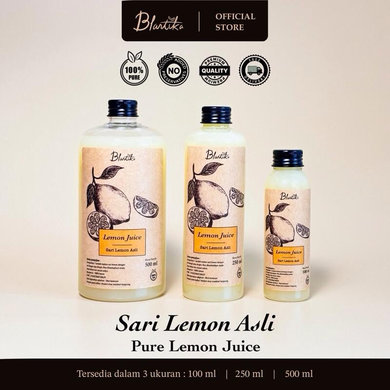 

Cri Blantika - Sari Lemon - Air Lemon Murni - Pure Lemon Juice 100%