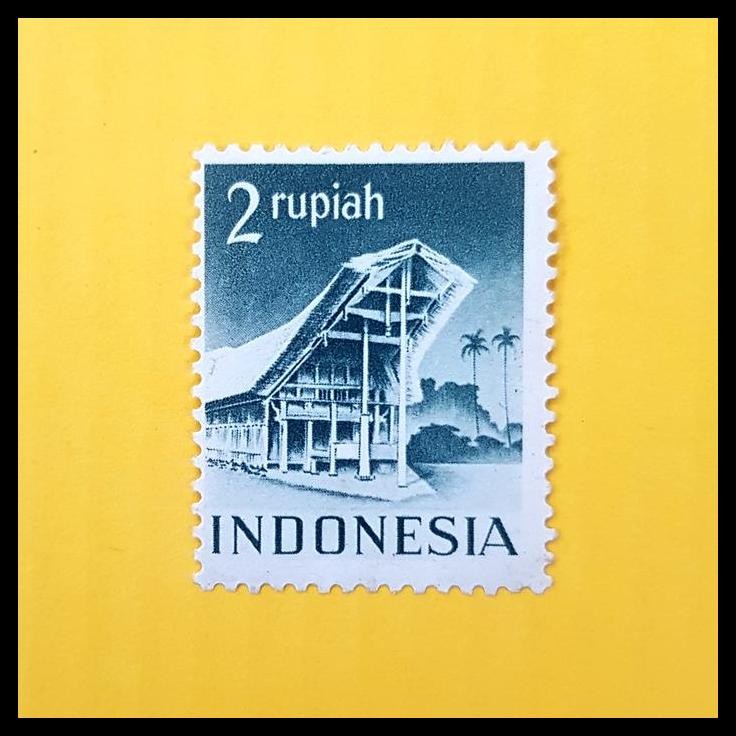 

TERMURAH PRANGKO INDONESIA 1949. BANGUNAN 2 RUPIAH. KAT. 75K !!!!!!