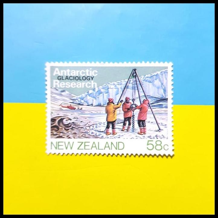 

HOT DEAL PERANGKO/PRANGKO NEW ZEALAND. ANTARCTIC GLACIOLOGY RESEARCH !!!!!