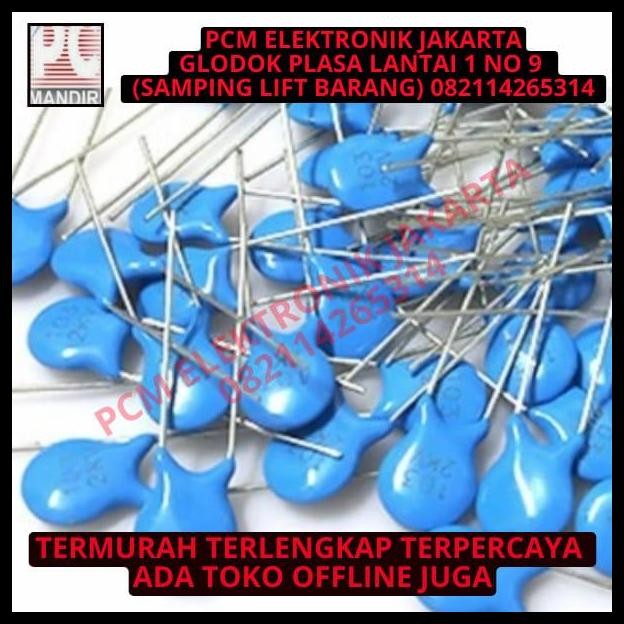 DISKON KAPASITOR CAPACITOR MILAR KERAMIK BIRU 121 2KV 120PF 120 PF 2000V 