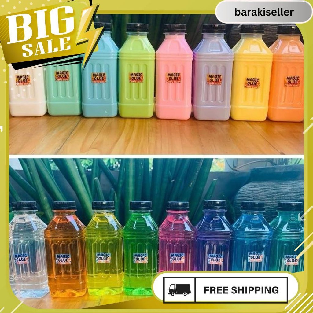 

Lem Clear Glue Magic Glue Lem Tofu Lem Bening Murah Magic Glue Slime Flash Sale
