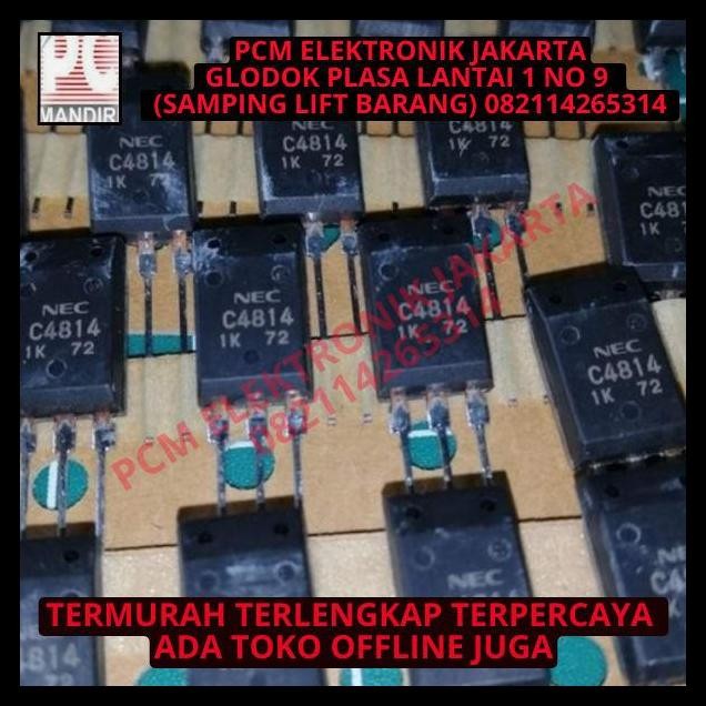 TERMURAH TRANSISTOR C4814 2SC4814 ASLI ORI ORIGINAL BUAT ECU BALENO 