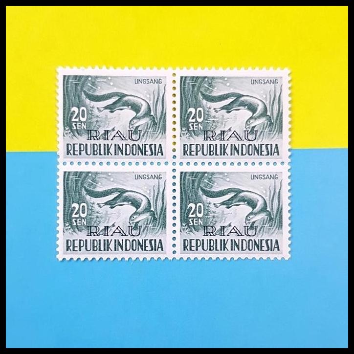 

BEST DEAL PERANGKO/PRANGKO INDONESIA. C.T. RIAU SERI HEWAN. LINGSANG AIR. B-4 !!!!!