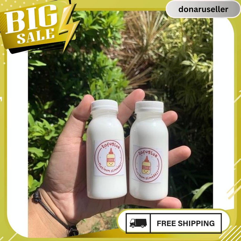 

Lem Tofu 100Ml || Tofu Glue 100Mll || Platinum.Slime8821 Gratis Ongkir