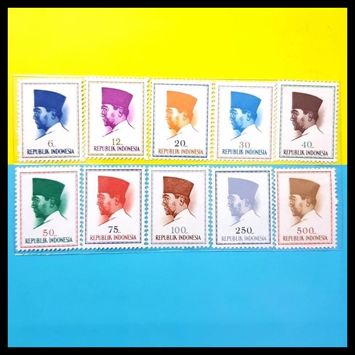 

HOT DEAL PERANGKO/PRANGKO INDONESIA. 1964. PRESIDEN SOEKARNO. SET LENGKAP !!