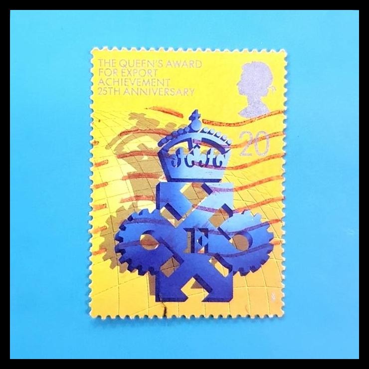 

GRATIS ONGKIR PRANGKO INGGRIS. THE QUEEN'S AWARD FOR EXPORT ACHIEVEMENT 25TH ANNIV. !!!!