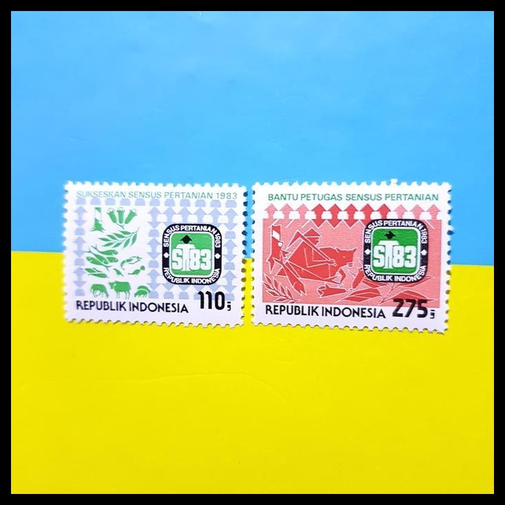 

BEST DEAL PRANGKO/PERANGKO INDONESIA. 1983. SUKSESKAN SENSUS PERTANIAN !!!!!