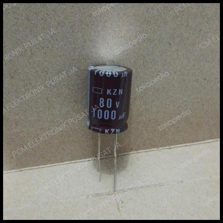 HOT DEAL 7962 KAPASITOR ELCO 1000UF 1000 UF 80V 80VOLT 80 VOLT NIPPON CHEMICON