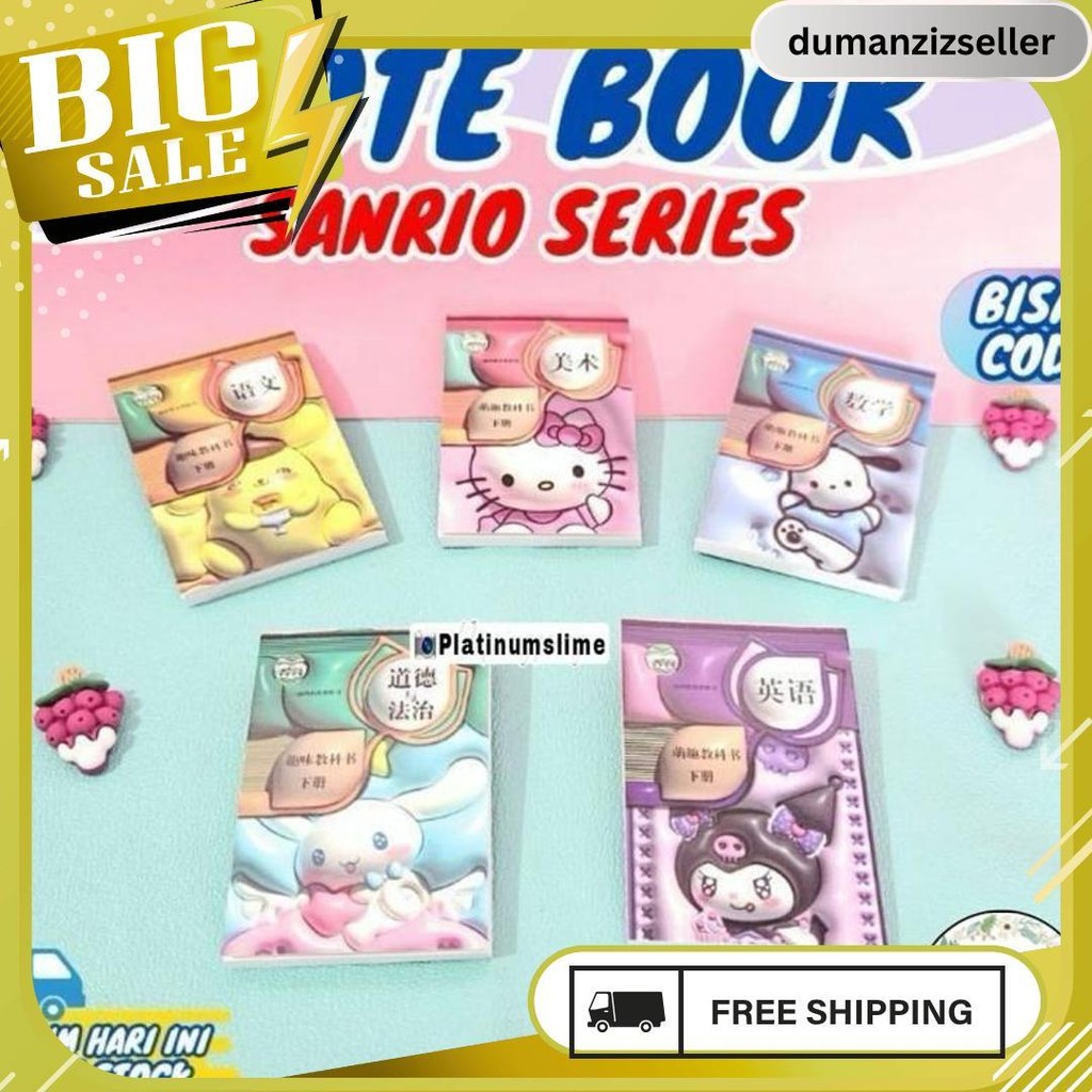

Note Book Sanrio/ Buku Mini Sanrio/ Buku Sanrio Meledak