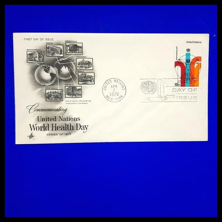 

BEST DEAL PERANGKO/PRANGKO PBB. FDC "UNITED NATIONS WORLD HEALTH DAY" !!!!!