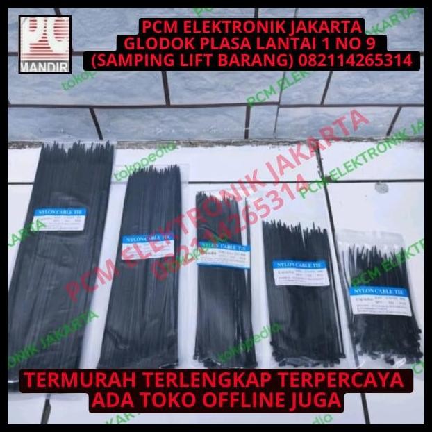 

HOT DEAL KABEL TALI TIES TIS INSULOK 15CM 15 CM 150MM 150 MM 100PC 100 PC HITAM !