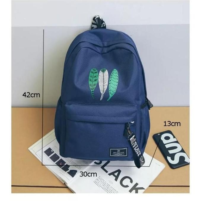 

Spesial Tas Ransel Sekolah Sd Smp Sma Backpack Karakter Daun Bulu Anak Perempuan Laki Terbaru