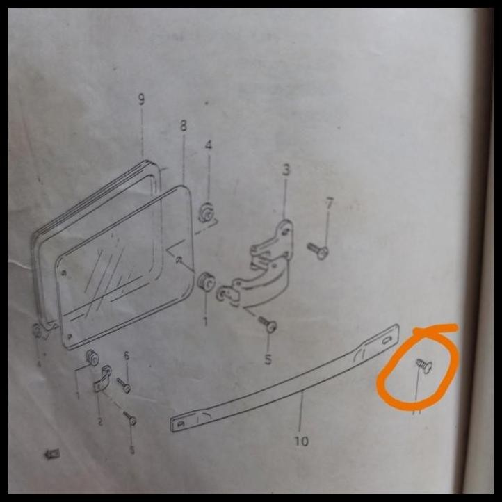 GRATIS ONGKIR BAUT ENGSEL PINTU KACA JENDELA JIMNY, KATANA, CARIBIAN ORIGINAL SGP 