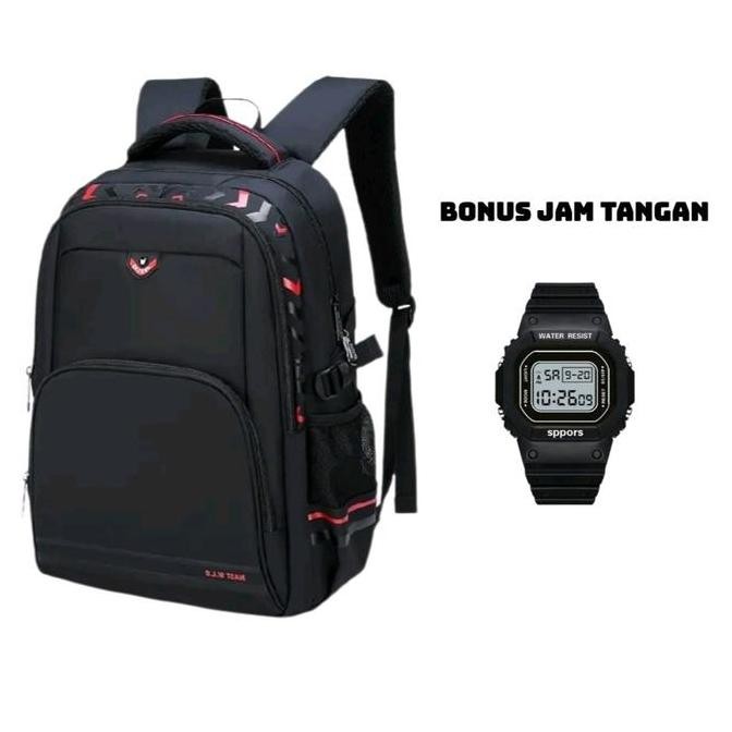 

Miliki Tas Ransel Casual Laki Laki Remaja / Tas Sekolah / Tas Kuliah Premium Bonus Jam Tangan