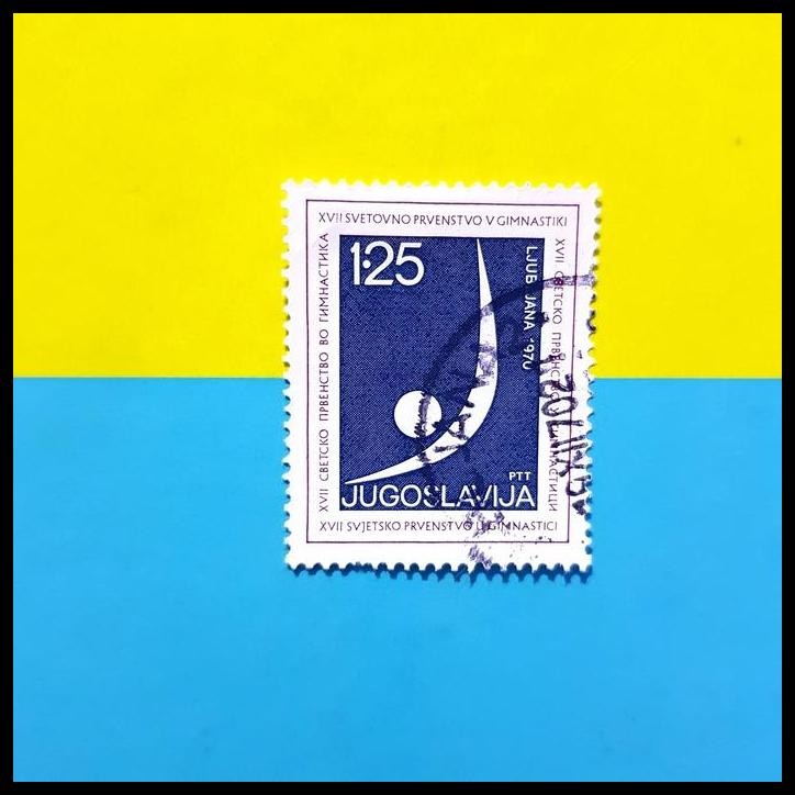 

HOT DEAL PRANGKO YUGOSLAVIA 1970. 17TH WORLD GYMNASTIC CHAMPIOSHIP (1V) !!