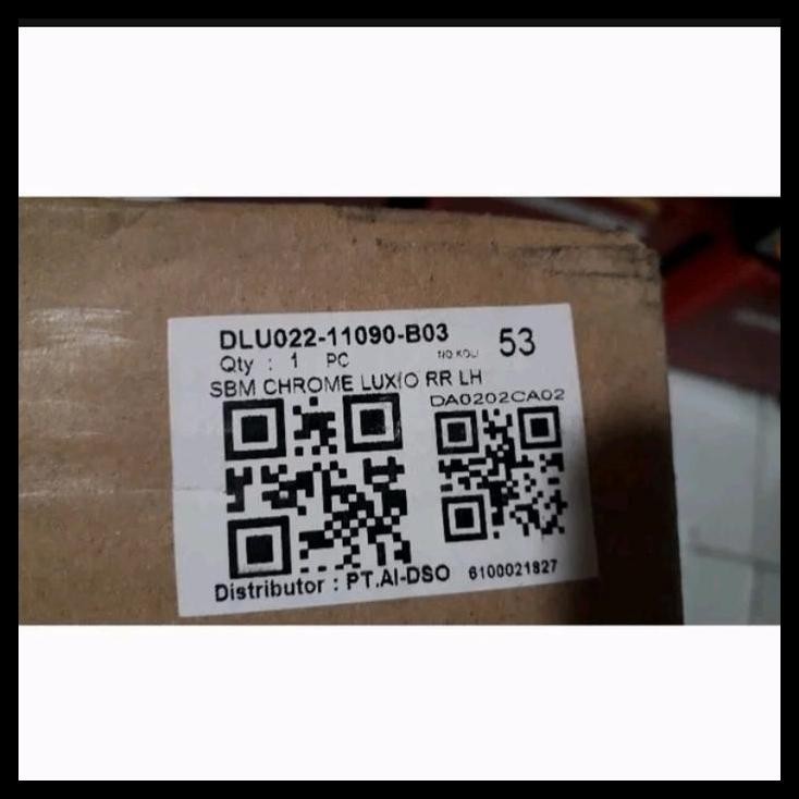 BEST DEAL LIST CHROME PINTU BELAKANG SAMPING SEBELAH KIRI LUXIO 