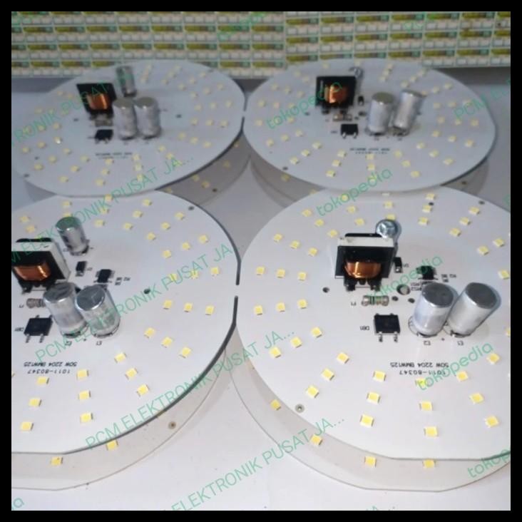 BEST DEAL PCB RANGKAIAN MODULE KOMPONEN LAMPU LED 220V 50W 50WATT 50 WATT BULAT 