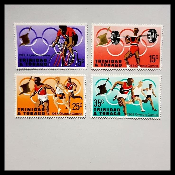 

TERMURAH PERANGKO/PRANGKO 1968 OLYMPIC GAMES DARI TRINIDAD & TOBAGO. SET (4V) !