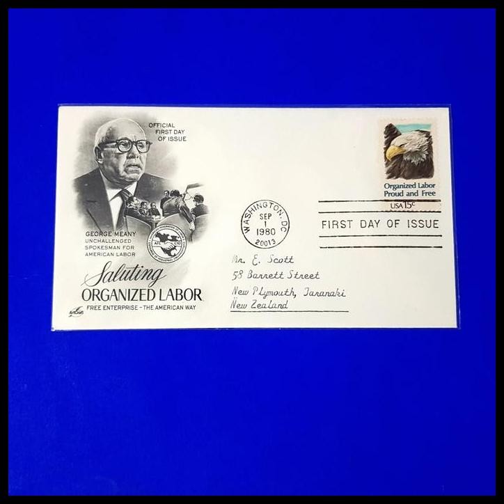 

TERBARU PERANGKO/PRANGKO BURUNG ELANG/EAGLE. ORGANIZED LABOR. FDC AMERIKA