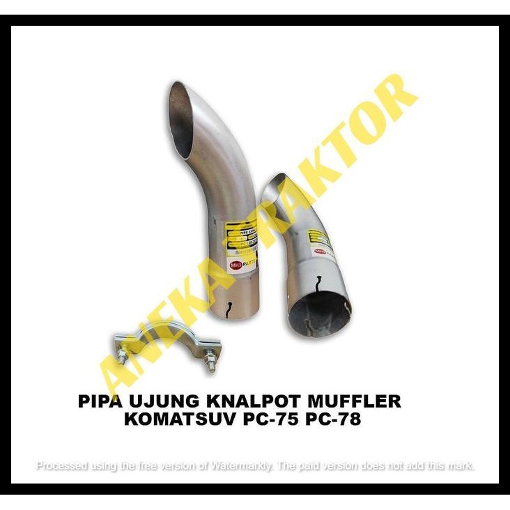 GRATIS ONGKIR PIPA UJUNG KNALPOT 3 INCH 76MM PC75 PC78 PC100 PC128 PC130 ZX110 PC200-7 PC200-8 R210-